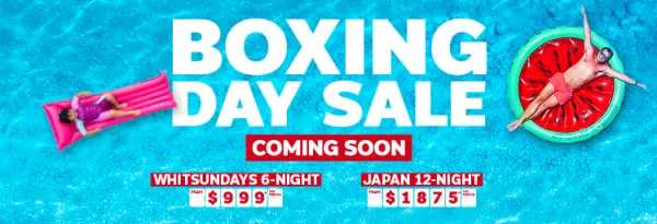 Boxing Day Sale coming soon