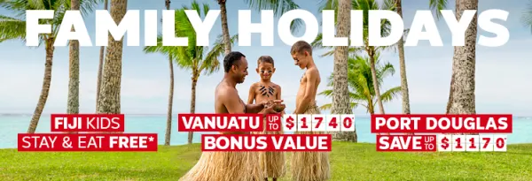 family holidays banner