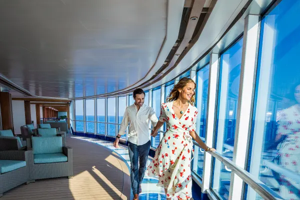 Onboard a Princess cruise ship