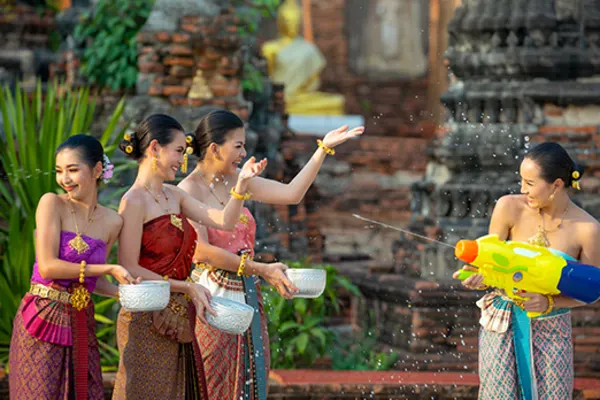 women in traditional clothing in chiang mai