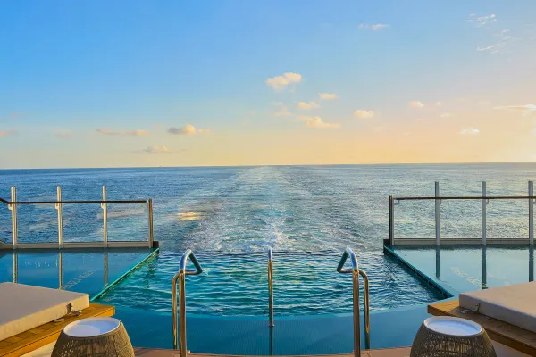 Back deck of cruise ship