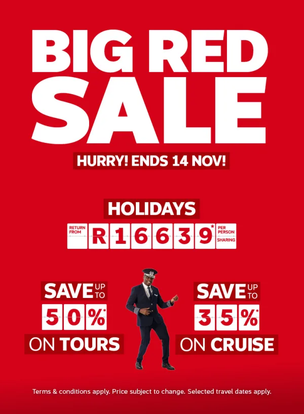 big red sale