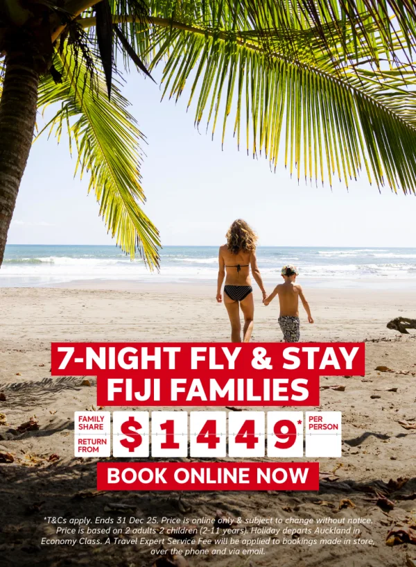 7-NIGHT FLY & STAY FIJI FAMILIES