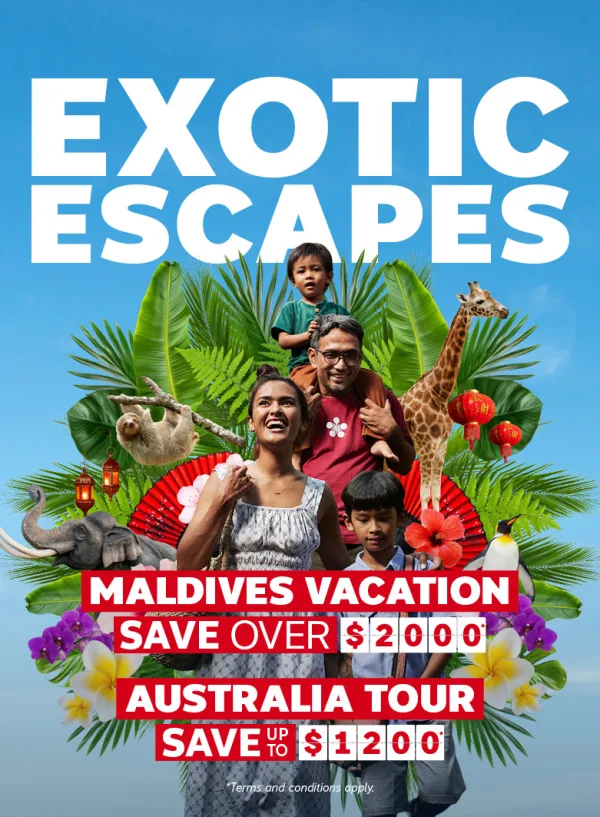 Exotic Escapes Sale