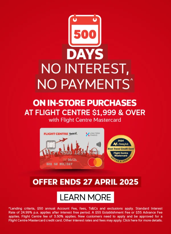 Flight Centre Mastercard Offer