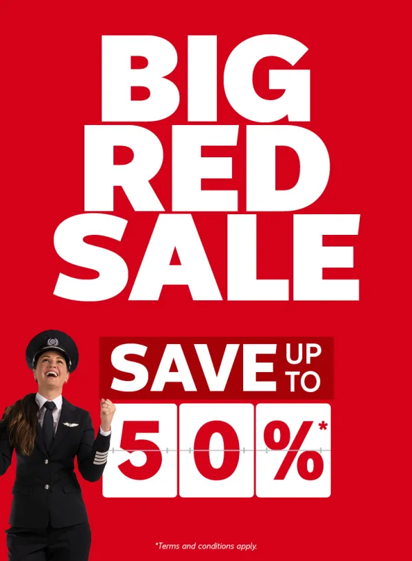 Big Red Sale - Save up to 50%*