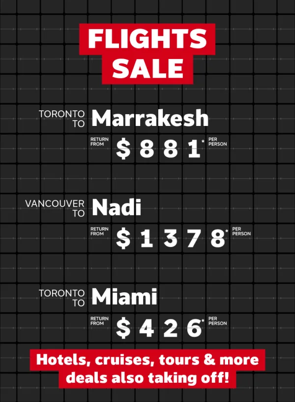 Flights Sale - Nov 17-24