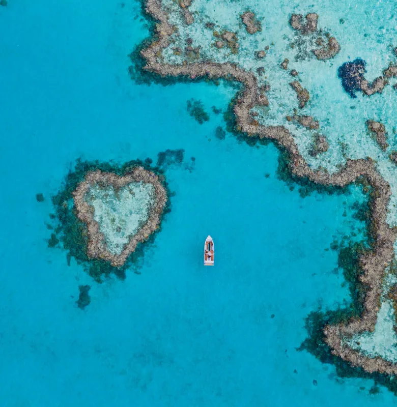 Hamilton Island Heart Reef, Queensland, luxury travel holiday, Australia