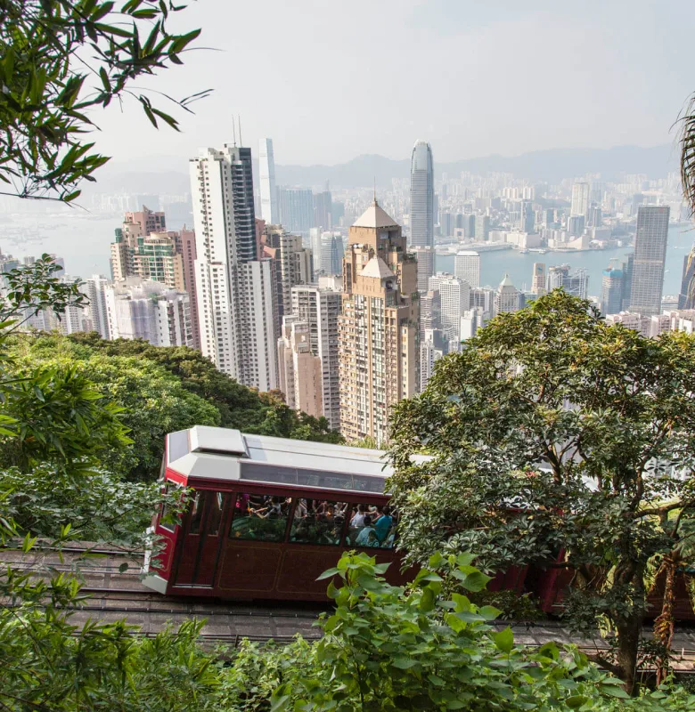 Peak Tram luxury travel holiday to Hong Kong