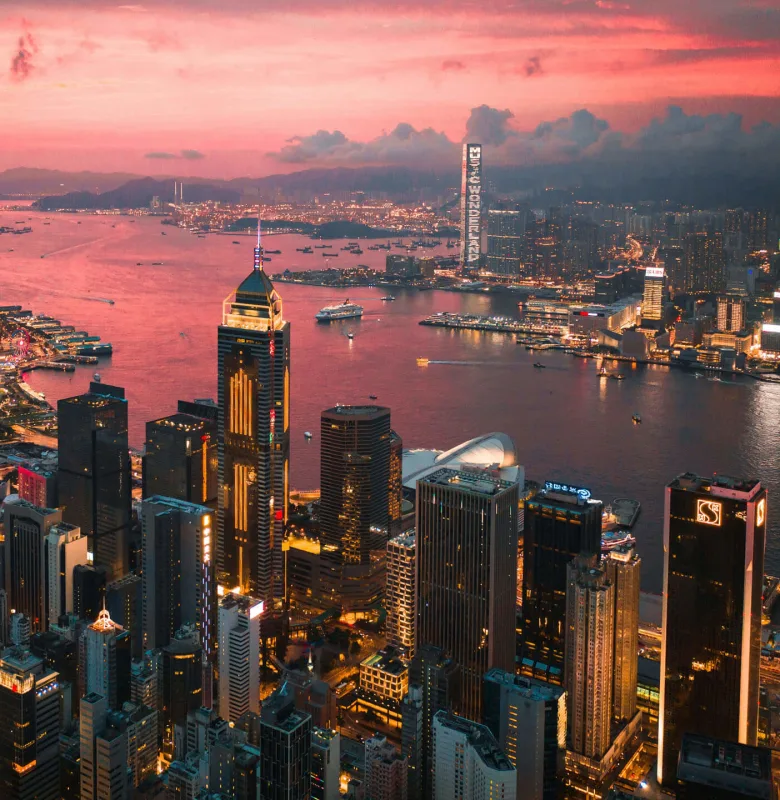 Luxury travel holiday Hong Kong skyline