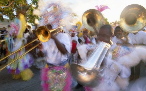 band playing instruments