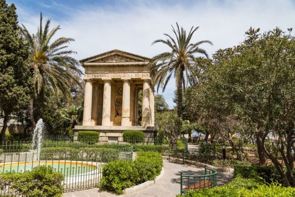 Ancient building in a park