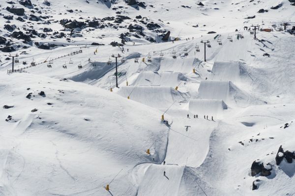 Snowfields in Queenstown