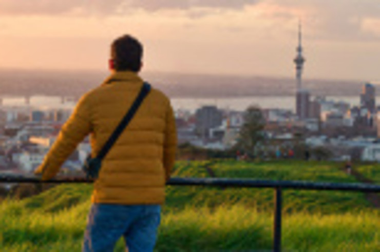 Outlook over Auckland city 