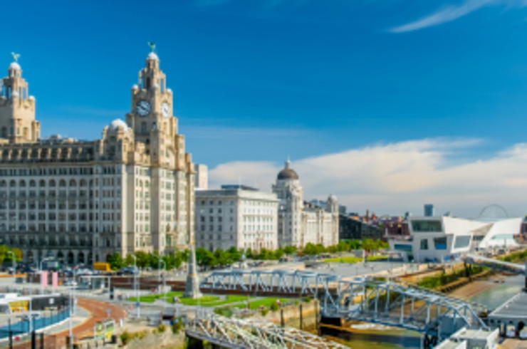 Royal Liver Building in Liverpool, England