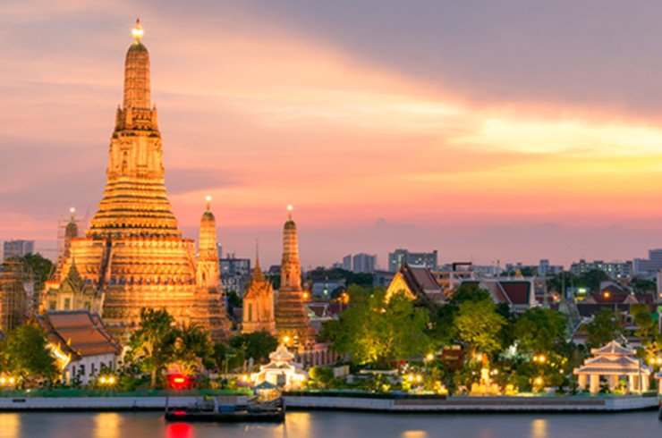 bangkok city in the afternoon