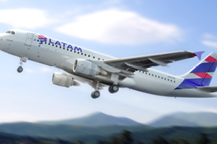LATAM plane taking off
