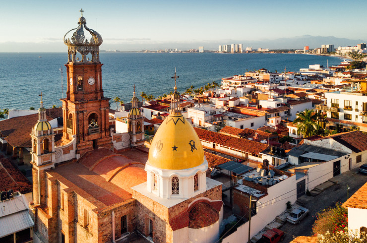 Church rooftop in Puerto Vallarta