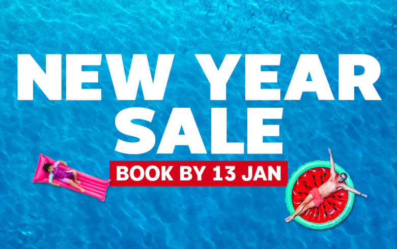 New Year Sale - book by 13 Jan