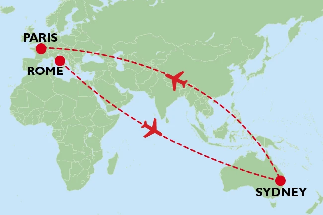 Fly in, fly out map guide