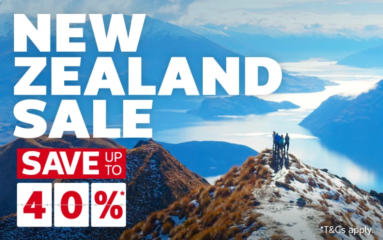 New Zealand Sale | save up to 40%*