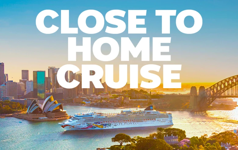 Close to home cruise | Cruise ship sailing through Sydney Harbour