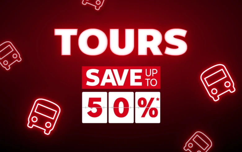 Tours - save up to 50%*