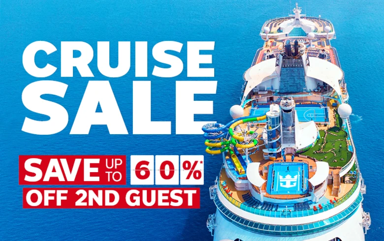 Cruise Sale - save up to 60%* off 2nd Guest