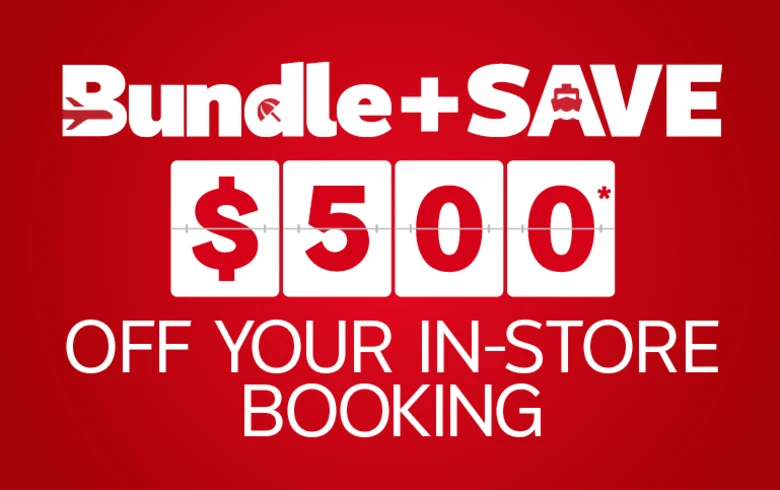 Bundle & save $500* off your in-store booking
