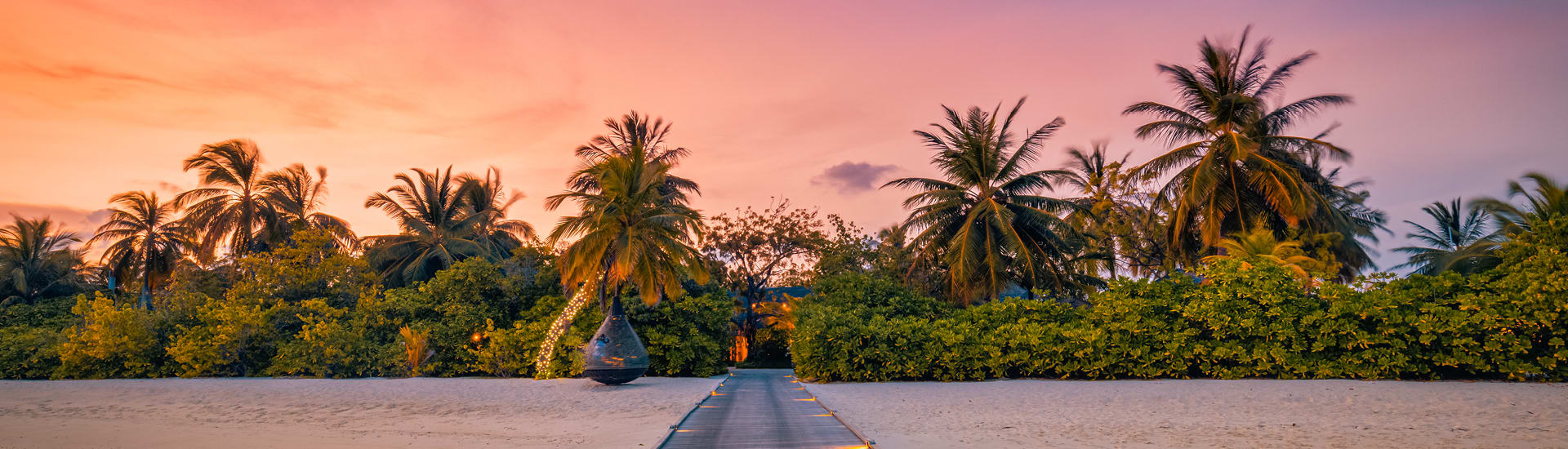 A view of a beach as part of a holiday package.