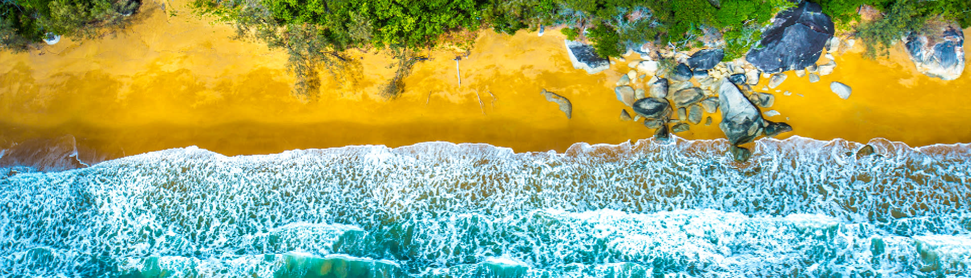 birds eye view of beach shore