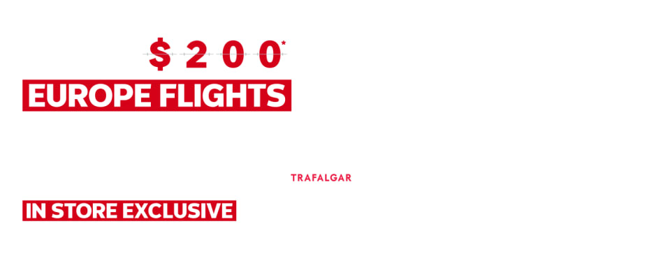 Get $200* off Europe flights when you book 2027 8+ day Europe tours
