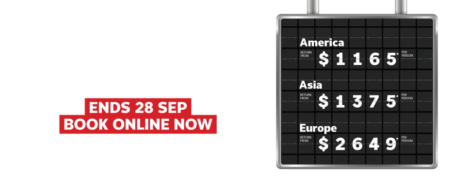 Air NZ Network Sale on NOW