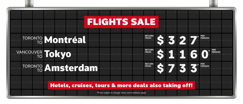 Weekly Flight Offers August 10-17