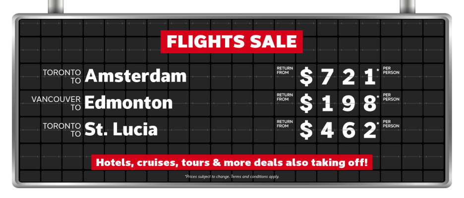 Weekly Flight Offers Apr 27-May 4