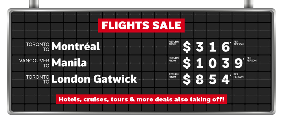 Flights Sale - June 15-22