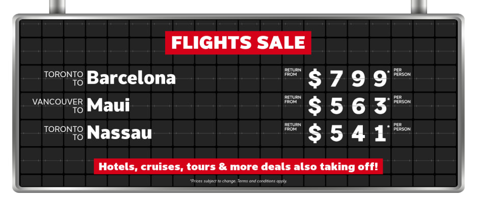 Weekly Flight Offers May 11-May 19