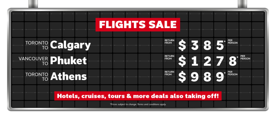 Flights Sale | May 25-31, 2026