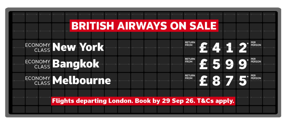 British Airways Sale