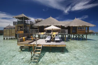 This image: Crusoe Residence at Gili Lankanfushi.
