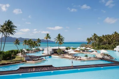 One of the InterContinental Hayman, Great Barrier Reef's biggest draw cards: their ultra-luxurious pool luxury hotel