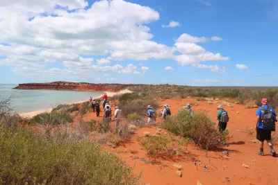Travellers set foot on untouched Australian shores Coral Expeditions luxury cruise