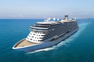 A render of Seven Seas Prestige luxury cruise