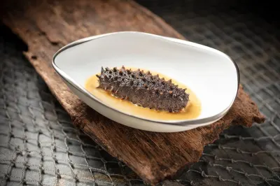 VEA’s signature sea cucumber dish luxury cusine