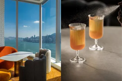 Cocktails at Avoca, Hong Kong.