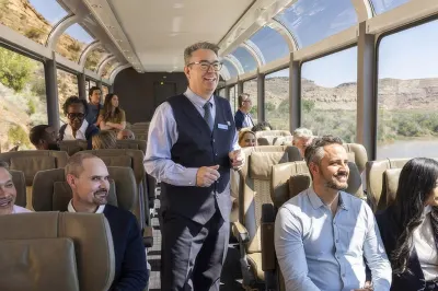 Canyon Spirit glass dome rail carriages luxury rail