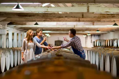 Tasting at Seppeltsfield Wines in The Barossa