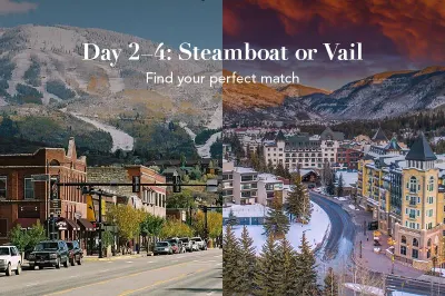 Steaboat or Vail luxury ski resorts