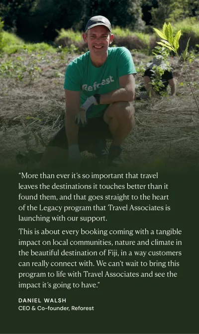 Dan Quote, Legacy by Travel Associates