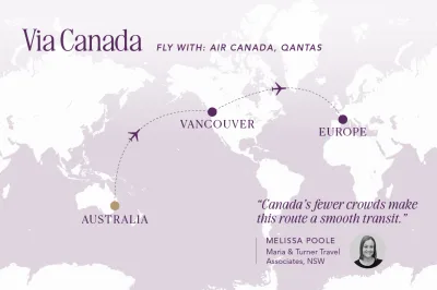 Canada Flight Routes